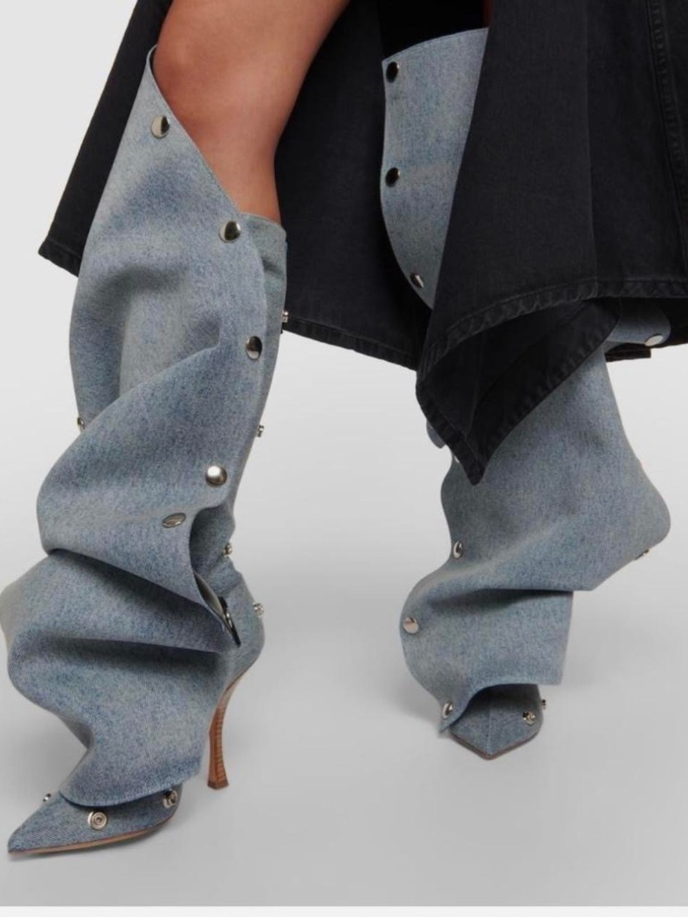 Denim Boots
